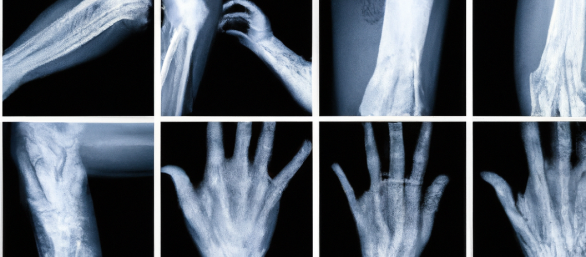 DALL·E 2023-04-17 10.58.32 - collection of various broken bones x-ray